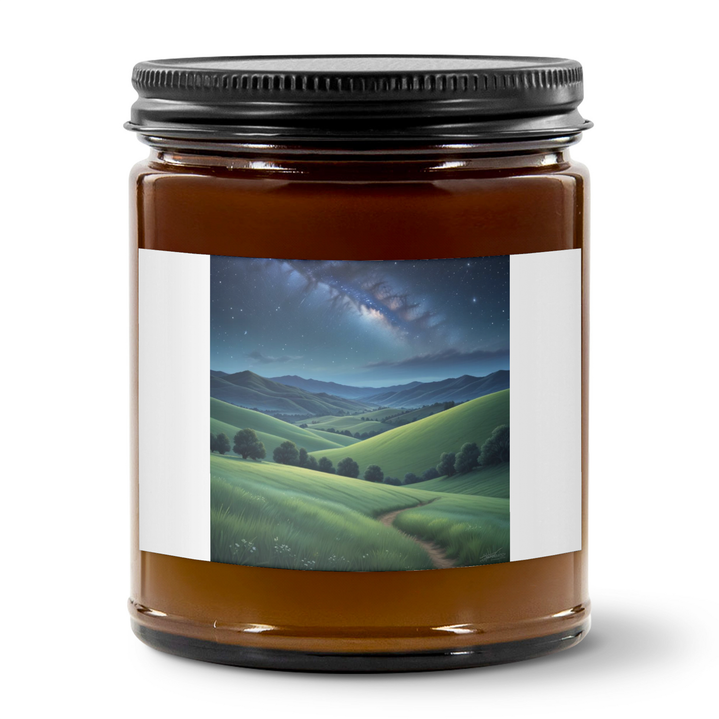 Starry Vista Amber Jar Soy Candle